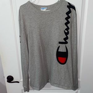 Gray champion long sleeve